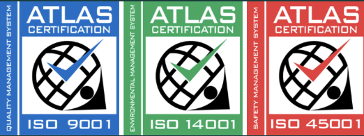 ISO Certifications: ISO 9001, ISO 14001, ISO 45001